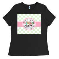 Black medical assistant nurse Ladies Tee - MaliasSmallBusiness