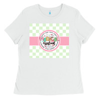 White medical assistant nurse Ladies Tee - MaliasSmallBusiness