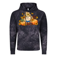 Cloud Black fall scarecrow Vintage Hoodie - LillyAllenDesigns