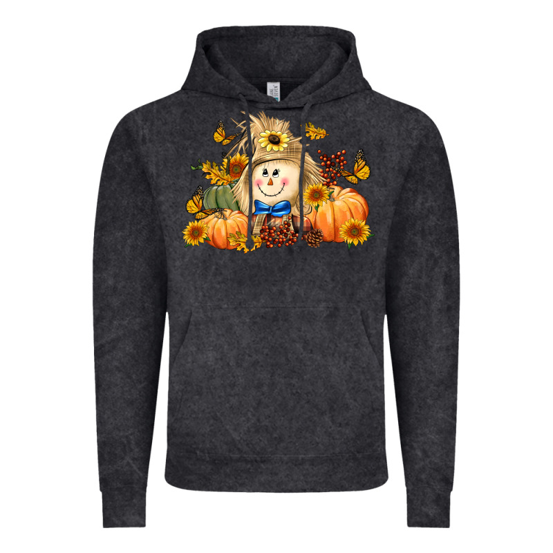 Fall Scarecrow Vintage Hoodie by LillyAllenDesigns | Teevron