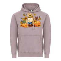 Vintage Zinc fall scarecrow Vintage Hoodie - LillyAllenDesigns
