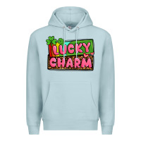 Blue Mist St. Patrick's lucky charm Premium Hoodie - OliviaCreatesArt