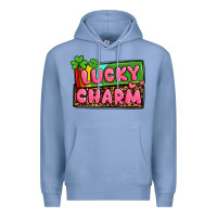 Colony Blue St. Patrick's lucky charm Premium Hoodie - OliviaCreatesArt
