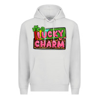 Dove Grey St. Patrick's lucky charm Premium Hoodie - OliviaCreatesArt