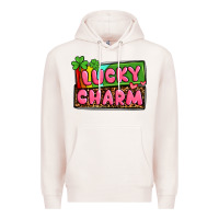 Pale Pink St. Patrick's lucky charm Premium Hoodie - OliviaCreatesArt