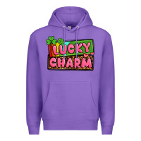 Purple St. Patrick's lucky charm Premium Hoodie - OliviaCreatesArt