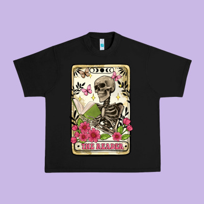 The Reader Tarot Card Urban Heavy Tee Designed By Artiststas