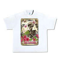 White the reader tarot card Urban Heavy Tee - Artiststas