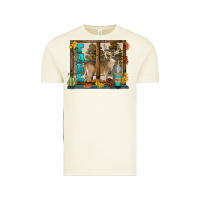 Vintage Arctic White Tailed Buck Fall Vintage Tee - LillyAllenDesigns