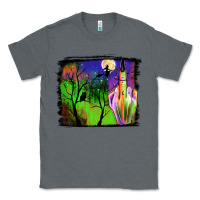 Charcoal Heather halloween background Classic Tee - JahusDesignShop