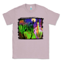 Lilac halloween background Classic Tee - JahusDesignShop