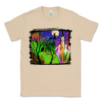 Mushroom halloween background Classic Tee - JahusDesignShop