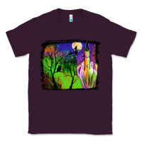 Plum halloween background Classic Tee - JahusDesignShop