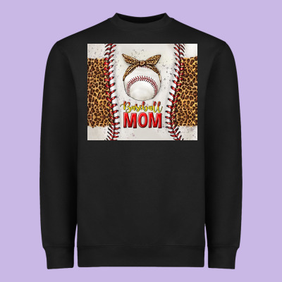 Baseball Mom With Leopard Tumbler Tbs Heavyweight Sweatshirt Designed By Tumblerdesignbyshophia