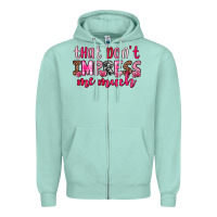 Seafoam that don t impress me much Zipper Hoodie - OliviaCreatesArt