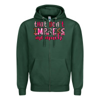 Sports Green that don t impress me much Zipper Hoodie - OliviaCreatesArt