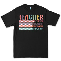 Black retro teacher Premium Tee - MaliasSmallBusiness