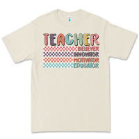 Bone retro teacher Premium Tee - MaliasSmallBusiness