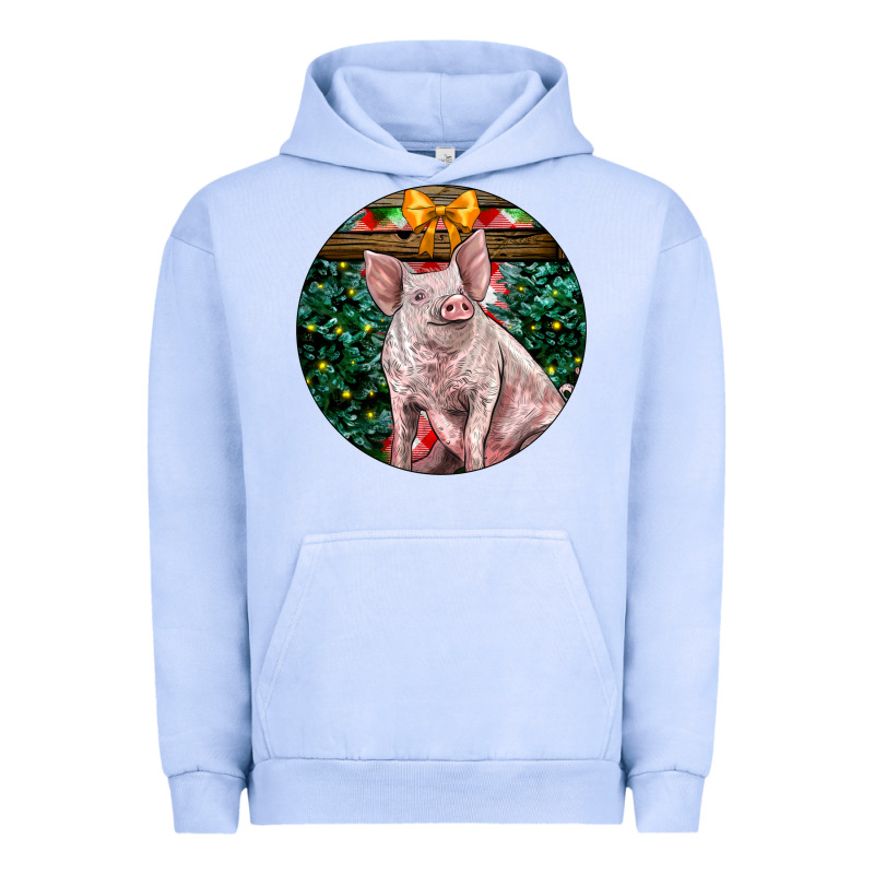 Christmas Pig Urban Hoodie by LillyAllenDesigns | Teevron
