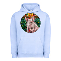 Pigment Grape Ice christmas pig Urban Hoodie - LillyAllenDesigns