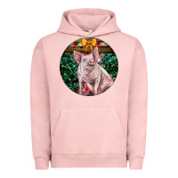 Pigment Salmon christmas pig Urban Hoodie - LillyAllenDesigns