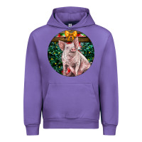 Tulip christmas pig Urban Hoodie - LillyAllenDesigns