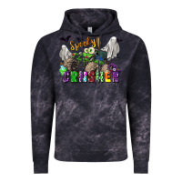 Cloud Black spooky crusher monster truck Vintage Hoodie - LillyAllenDesigns