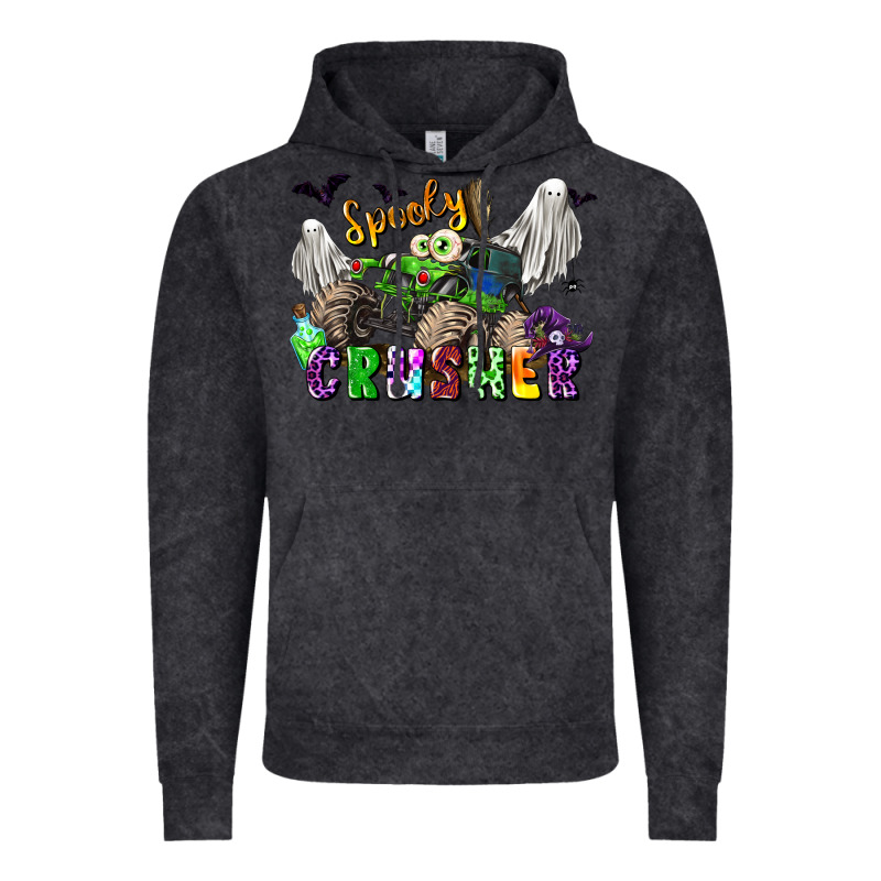 Spooky Crusher Monster Truck Vintage Hoodie by LillyAllenDesigns | Teevron