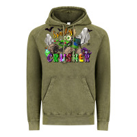 Vintage Olive spooky crusher monster truck Vintage Hoodie - LillyAllenDesigns