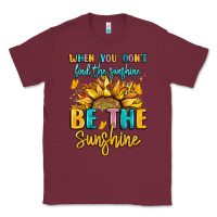 Burgundy when you dont find the sunshine be the sunshine Classic Tee - LillyAllenDesigns