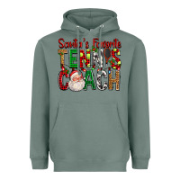 Sage Santa's Favorite Tennis Coach For Christmas Heavyweight Hoodie - FaDigitalArtStudio