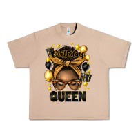 Burro birthday queen afro messy bun Urban Heavy Tee - Artiststas