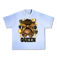 Grape Ice birthday queen afro messy bun Urban Heavy Tee - Artiststas