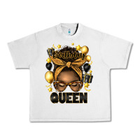Lunar Rock birthday queen afro messy bun Urban Heavy Tee - Artiststas