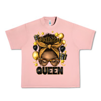 Salmon birthday queen afro messy bun Urban Heavy Tee - Artiststas