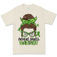 Bone messy bun mental health warrior Premium Tee - MaliasSmallBusiness