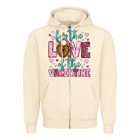 Sandshell for the love of the valentine Zipper Hoodie - OliviaCreatesArt
