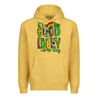 Antique Gold St. Patrick's It's a good day to have a lucky day Premium Hoodie - OliviaCreatesArt