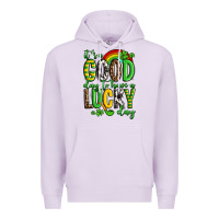 Lilac St. Patrick's It's a good day to have a lucky day Premium Hoodie - OliviaCreatesArt