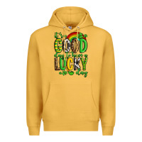 Mustard St. Patrick's It's a good day to have a lucky day Premium Hoodie - OliviaCreatesArt