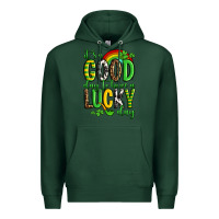Sports Green St. Patrick's It's a good day to have a lucky day Premium Hoodie - OliviaCreatesArt