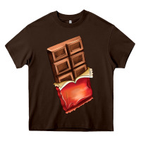 Chocolate Brown chocolate Heavy Core Tee - AdoDesignShop