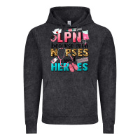 Vintage Black lpn because nurses need heroes Vintage Hoodie - LillyAllenDesigns