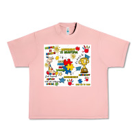 Salmon autism Urban Heavy Tee - Artiststas