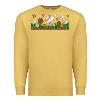 Antique Gold Baseball Glove With Leopard Libbey Glass Premium Sweatshirt - BundleAndBundleShop