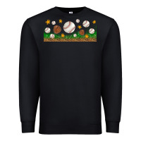 Black Baseball Glove With Leopard Libbey Glass Premium Sweatshirt - BundleAndBundleShop