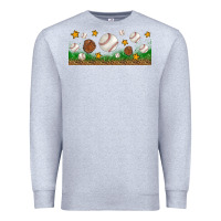 Heather Grey Baseball Glove With Leopard Libbey Glass Premium Sweatshirt - BundleAndBundleShop