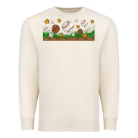 Sandshell Baseball Glove With Leopard Libbey Glass Premium Sweatshirt - BundleAndBundleShop