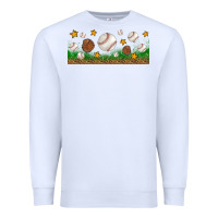 White Baseball Glove With Leopard Libbey Glass Premium Sweatshirt - BundleAndBundleShop