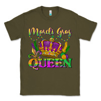 Army Green mardi gras queen Classic Tee - LillyAllenDesigns